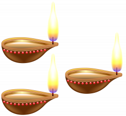Indian Oil Lamp Clipart. Trendy Abstract Oil Lit Lamp With Henna ...
