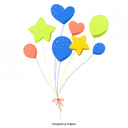 Colorful Celebration Balloons, Festival, Celebration, Heart PNG and ...