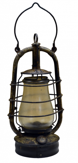 Old Lantern Clipart. Amazing Old Classic Rustic Oil Lamp Isolated On ...