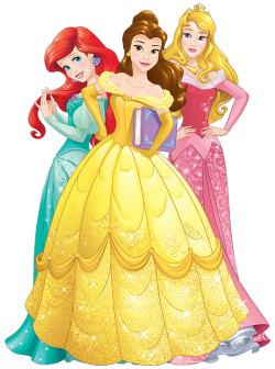 Nuevo artwork/PNG en HD de Belle con Aurora y Ariel - Disney ...