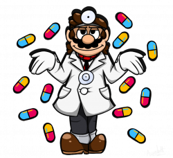 Dr. Mario's got a pill for that by ProfessorAurabolt on DeviantArt