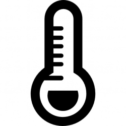 Thermometer medical fever temperature control tool Icons ...