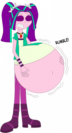 Aria's belly ache by Angry-Signs on DeviantArt