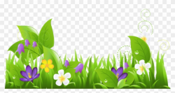 Free Png Grass And Flowers Png Images Transparent - Flower ...