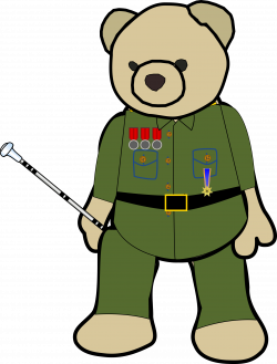 Clipart - Field Marshal Teddy