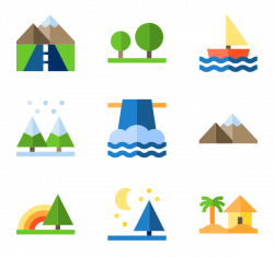 Rural landscape Icons - 207 free vector icons