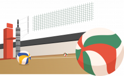 Beach volleyball Sport - Volleyball field 4057*2489 transprent Png ...