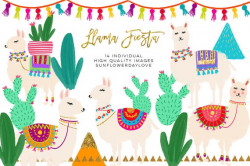 Cactus and Llama Watercolor Clipart set, Cute Llama Clipart, Fiesta Cactus  Clip art, Llama cliparts, alpaca clipart, Colorful Llama Clipart