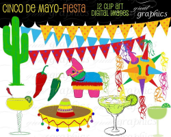 Fiesta Clipart Fiesta Clip Art Cinco De Mayo Clip Art Fiesta ...