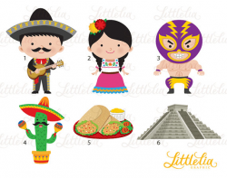 Mexico clipart - fiesta clipart - 16029 | Products | Clipart ...