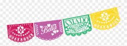 Mexican Fiesta Banner Bunting Papel Picado Party Pennant ...