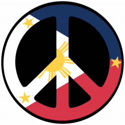 Philippines Peace Symbol Flag | PEACE 2 | Pinterest | Peace and Symbols