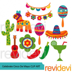 Celebrate Cinco De Mayo clipart, Mexican cinco de mayo ...