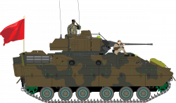 Clipart - Bradley tank
