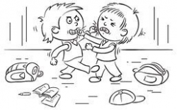Fight clipart black and white | fighting | Clipart black ...