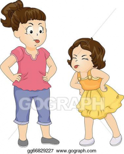 EPS Illustration - Sibling feud. Vector Clipart gg66829227 ...