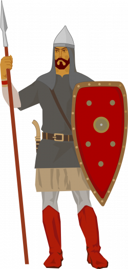 Clipart - Warrior XII century