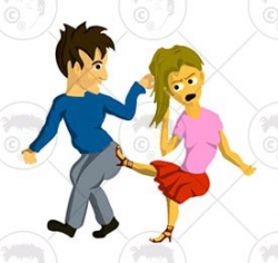 Clipart of Boy and Girl Fighting < ArtOgami