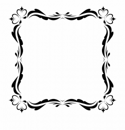 Filigree Clipart Motif Picture Frame - Clip Art Library