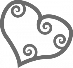 Scrollwork Heart Cliparts - Cliparts Zone