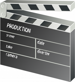 Clipart - other movie clapper-board