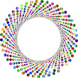 Clipart - Colorful Circles Shutter Vortex 7