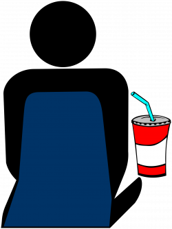 Cinema 3 Person with Soft Drink Icons PNG - Free PNG and Icons Downloads