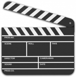 Clipart - movie scene marker