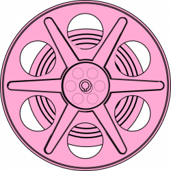 Pink Reel Clip Art at Clker.com - vector clip art online, royalty ...