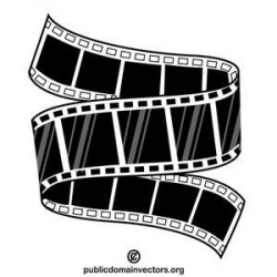 Film tape roll vector image #publicdomain #vectorgraphics ...