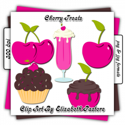 Cherry Treats Clip Art | Printables & Templates | Pinterest | Milkshake