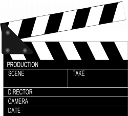 Clipart - Movie Clapperboard