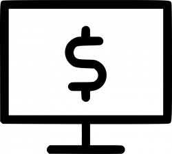 Money Finance Payment Dollar Monitor Computer Shopping Svg Png Icon ...