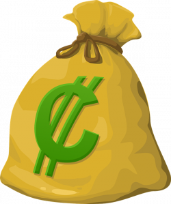 This nicely done money bag clip art is perfect for use on your money ...