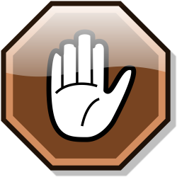 File:Stop hand nuvola brown.svg - Wikimedia Commons