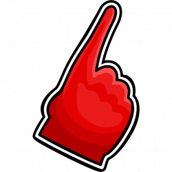 Red Foam Finger | Club Penguin Wiki | FANDOM powered by Wikia