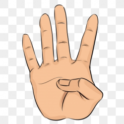 Four Fingers Png, Vector, PSD, and Clipart With Transparent ...