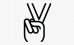 Finger Clipart Peace - Hand Peace Sign Clipart #131443 ...