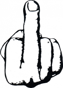 28+ Collection of Middle Finger Clipart Png | High quality, free ...