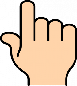 Pointer Finger Clip Art at Clker.com - vector clip art online ...