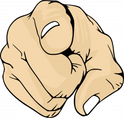 Clipart - Pointing Finger (#3)