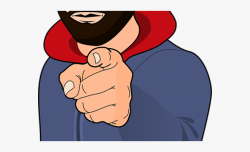 Finger Clipart Point At You - Person Pointing At You Clipart ...