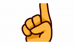 Hand Emoji Clipart Thumbs Up - Finger Pointing Up Clipart ...