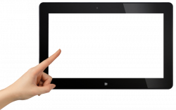 Finger Touch Tablet png - Free PNG Images | TOPpng
