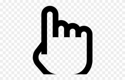 Pointer Clipart Finger Touch - Middle Finger Icon Svg - Png ...