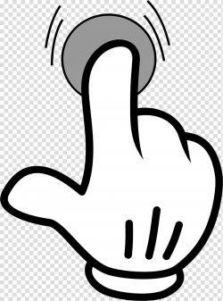Index finger Hand Pointing , click transparent background ...