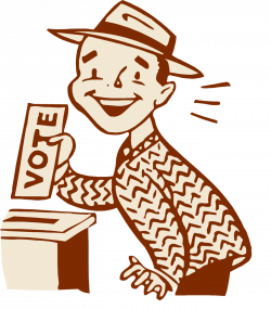 Voting Character Clipart transparent PNG - StickPNG