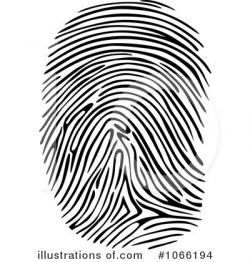 Fingerprint Clipart #1066194 - Illustration by Vector ...