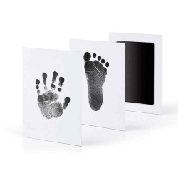 Baby Care Non-Toxic Baby Handprint Footprint Imprint Kit Casting  Parent-child Hand Inkpad Fingerprint Watermark Infant Clay Toys