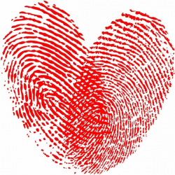 Heart Fingerprint Free vector in Adobe Illustrator ai ( .AI ...